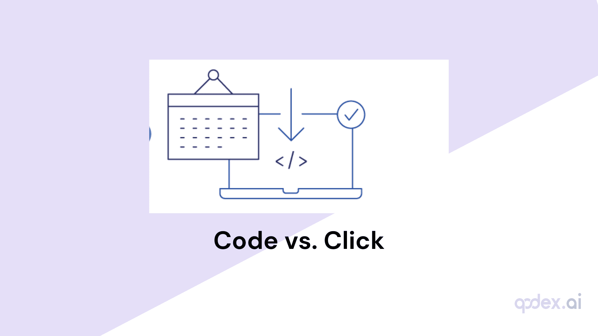 Code vs. Click