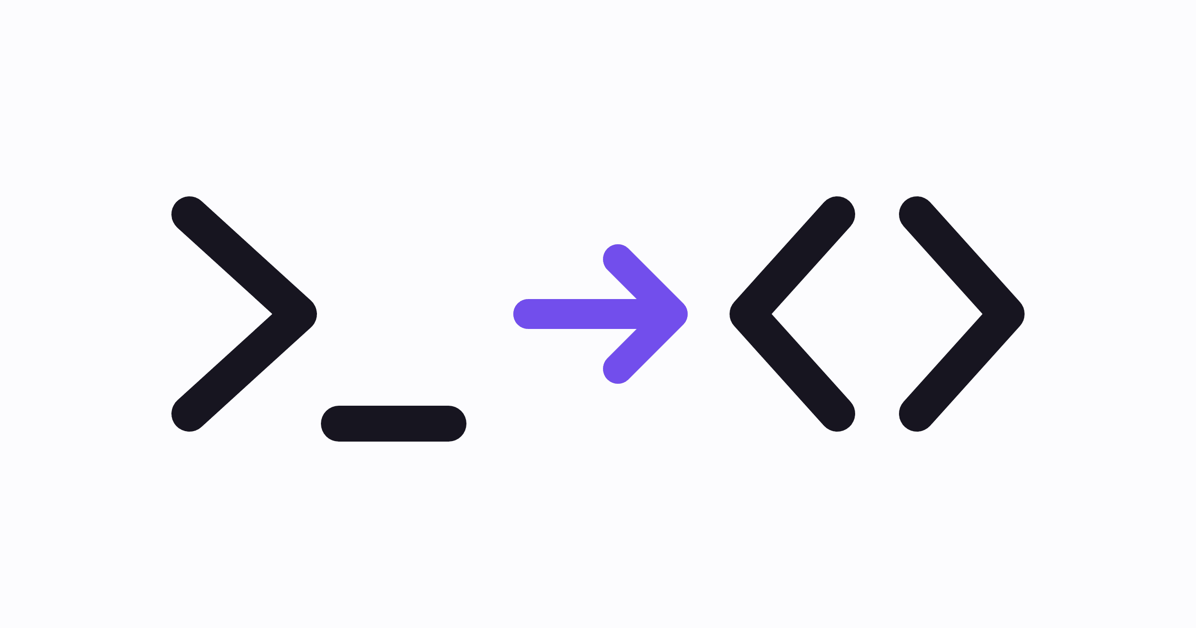The word curl above an arrow pointing at a block of code