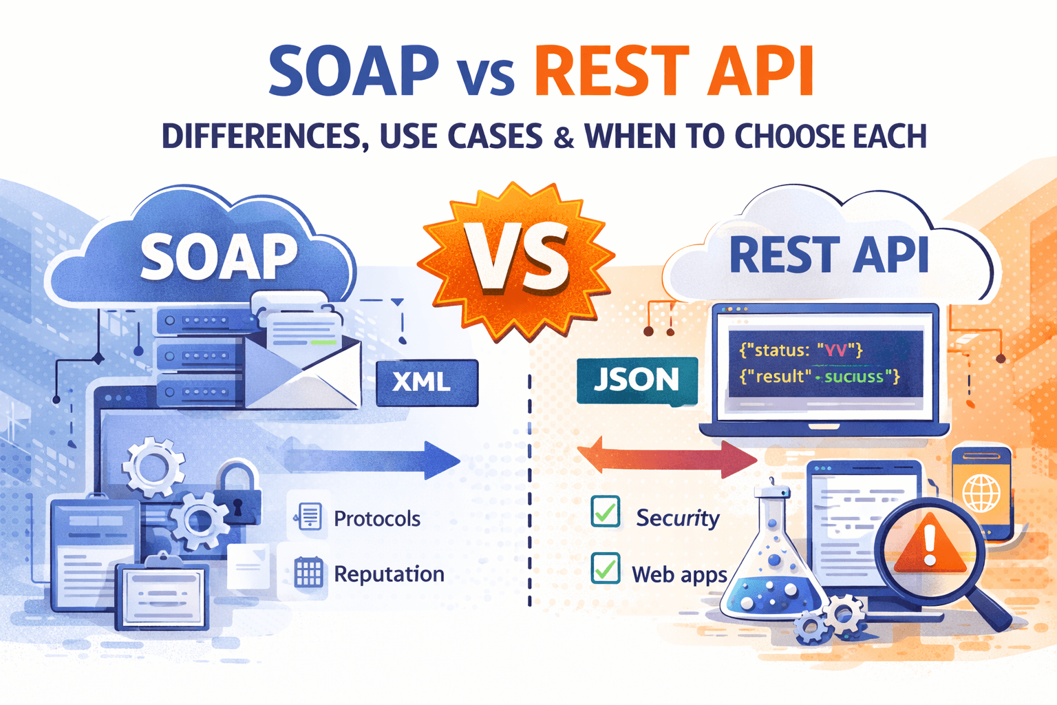 SOAP vs REST API: Differences, Use Cases & When to Choose Each
