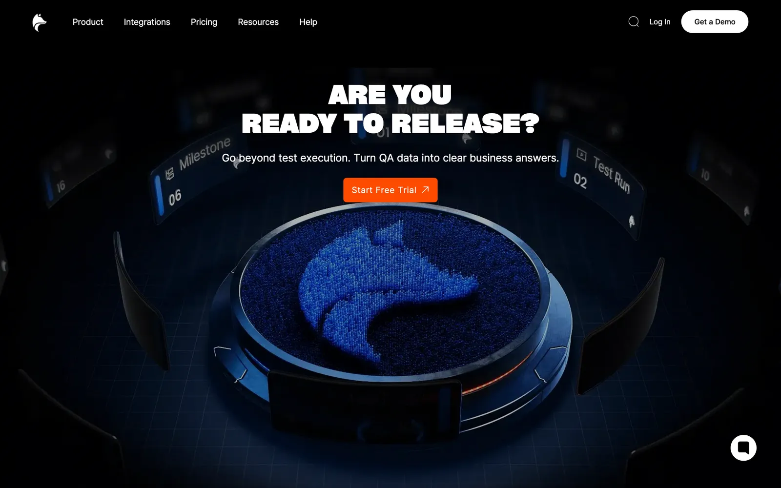 PractiTest homepage: Are you ready to release? Go beyond test execution
