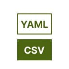 YAML a CSV